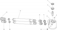 Altrad Belle 20-21X Hydraulic Breaker Spare Parts - Valve Body Assembly